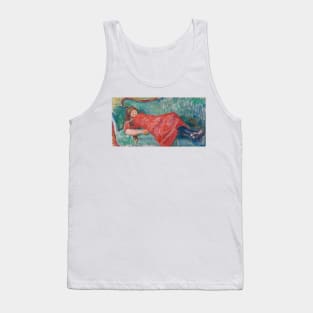 On the Sofa by Edvard Munch Tank Top